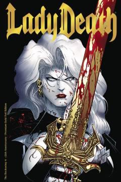 LADY DEATH THE RECKONING #1 25TH ANNIV GOLD FOIL ED