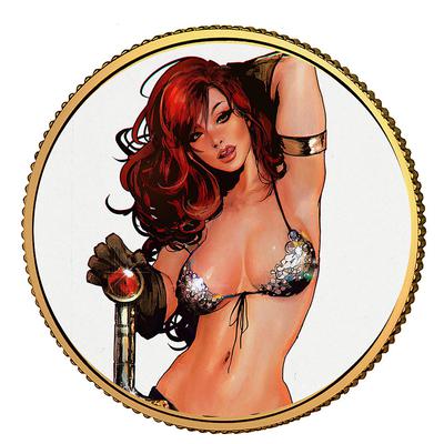 RED SONJA GOLD COLL COIN