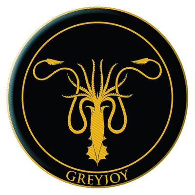 GAME OF THRONES EMBROIDERED PATCH GREYJOY