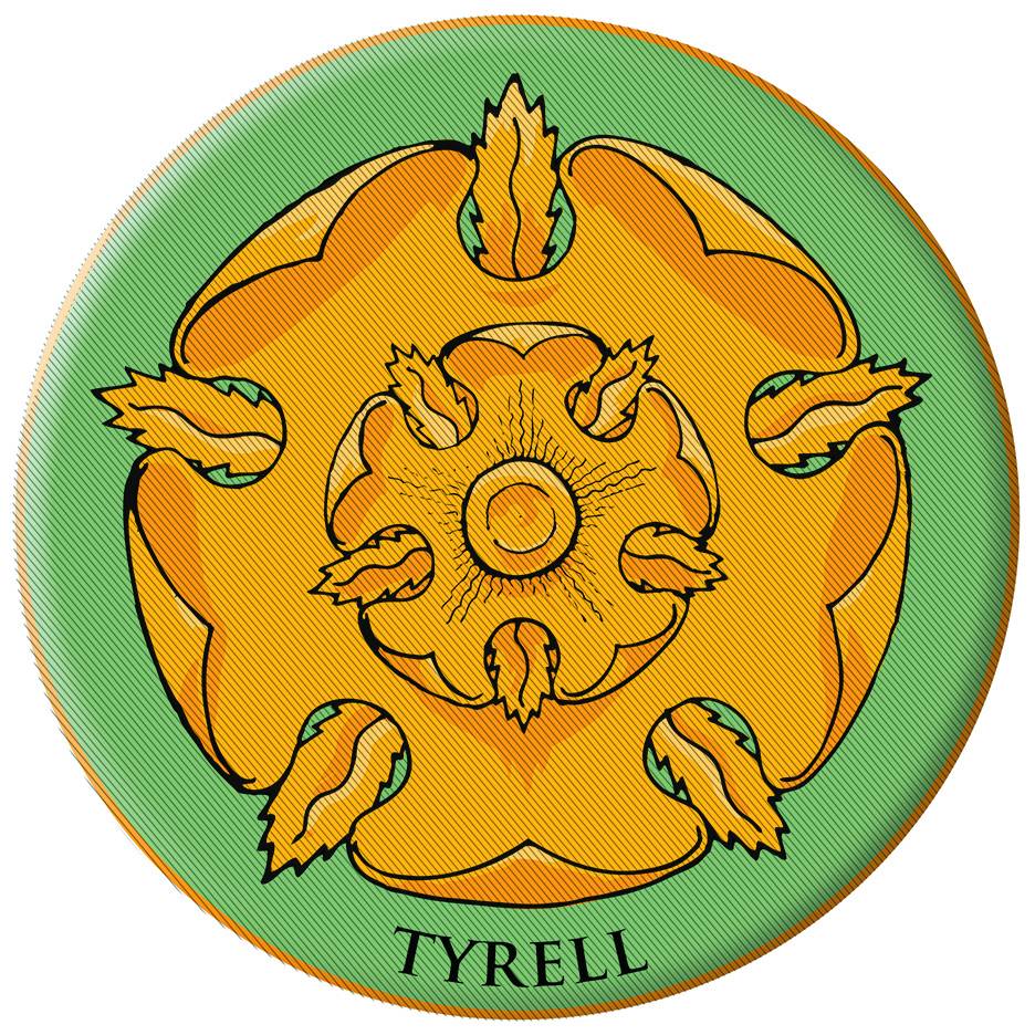 GAME OF THRONES EMBROIDERED PATCH TYRELL