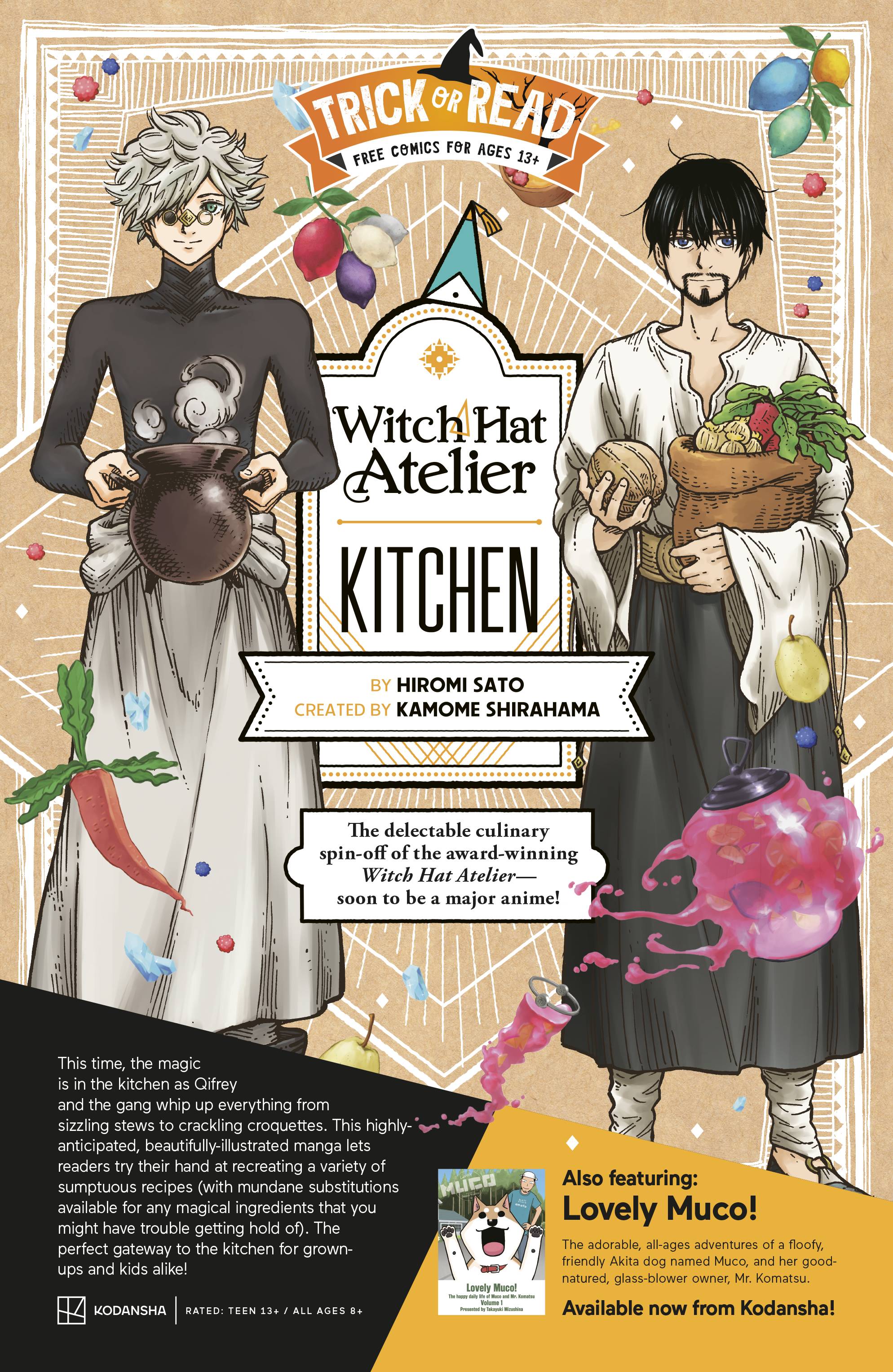 LOVELY MUCO WITCH HAT ATELIER KITCHEN TRICK OR READ 2023