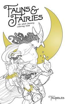 FAUNS AND FAIRIES ADULT COLORING BOOK