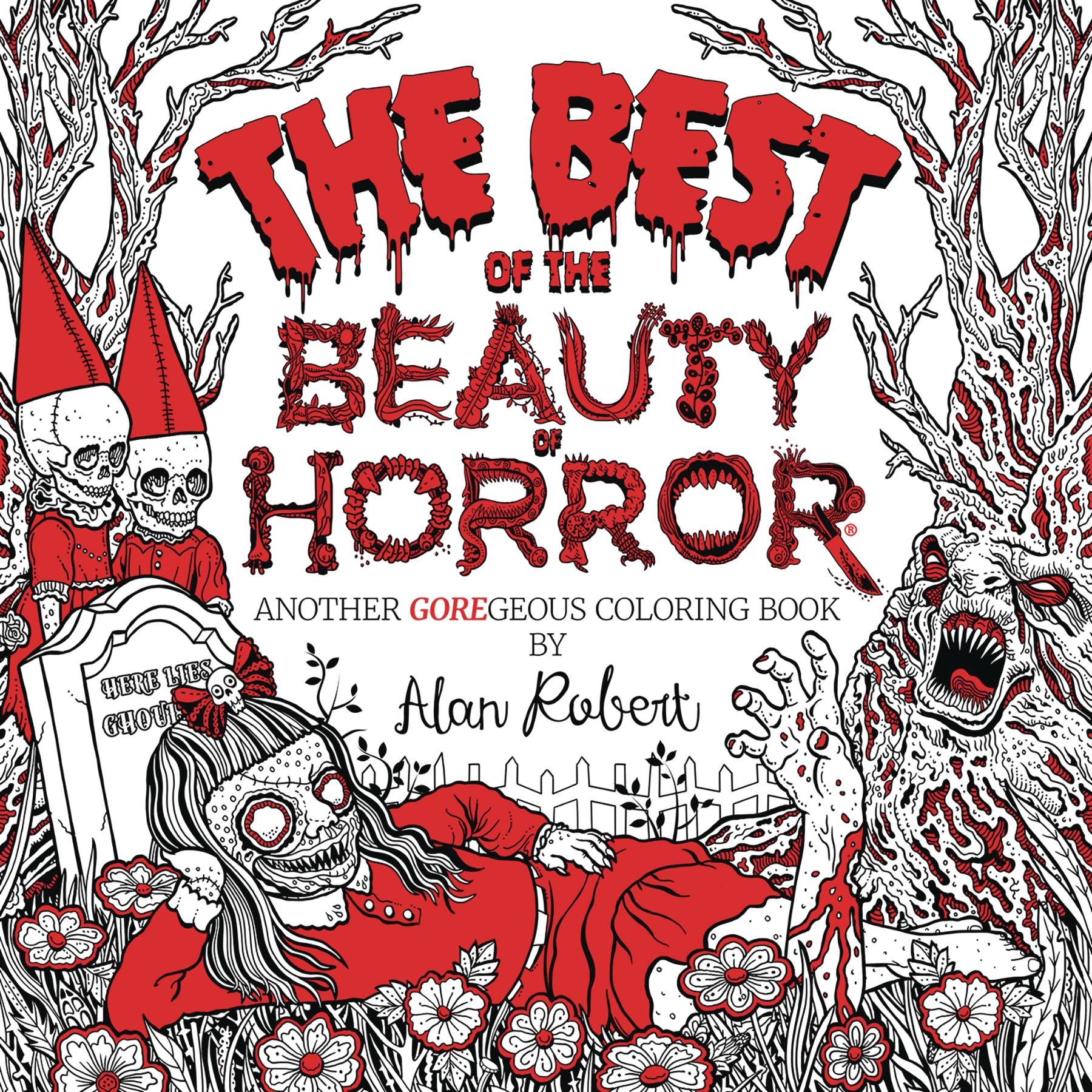 BEST OF BEAUTY OF HORROR ANOTHER COLORING BOOK TP