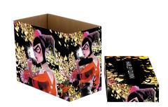 DC COMICS HARLEY QUINN FLOWER 5 PK SHORT COMIC STORAGE BOX