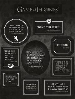 GAME OF THRONES QUOTES MAGNET SET