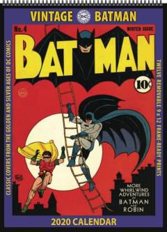 VINTAGE DC COMICS BATMAN 2020 WALL CALENDAR