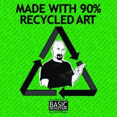 MADE WITH 90% RECYCLED ART TP