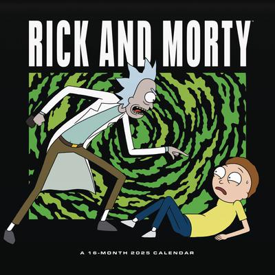 RICK AND MORTY 16 MONTH 2025 WALL CALENDAR