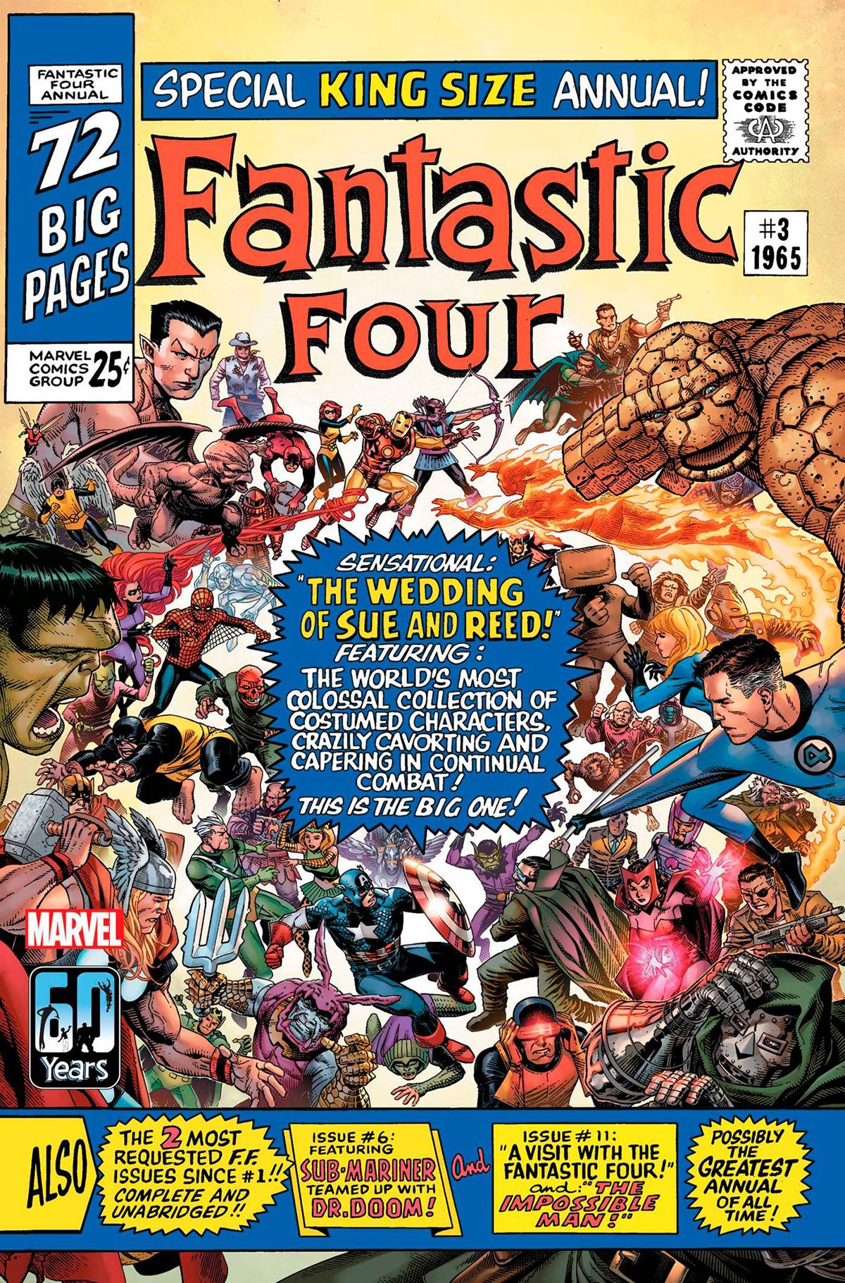 DF FANTASTIC FOUR ANNV TRIBUTE #1 CHEUNG SGN