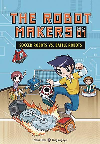 ROBOT MAKERS GN 01 SOCCER ROBOTS VS BATTLE ROBOTS