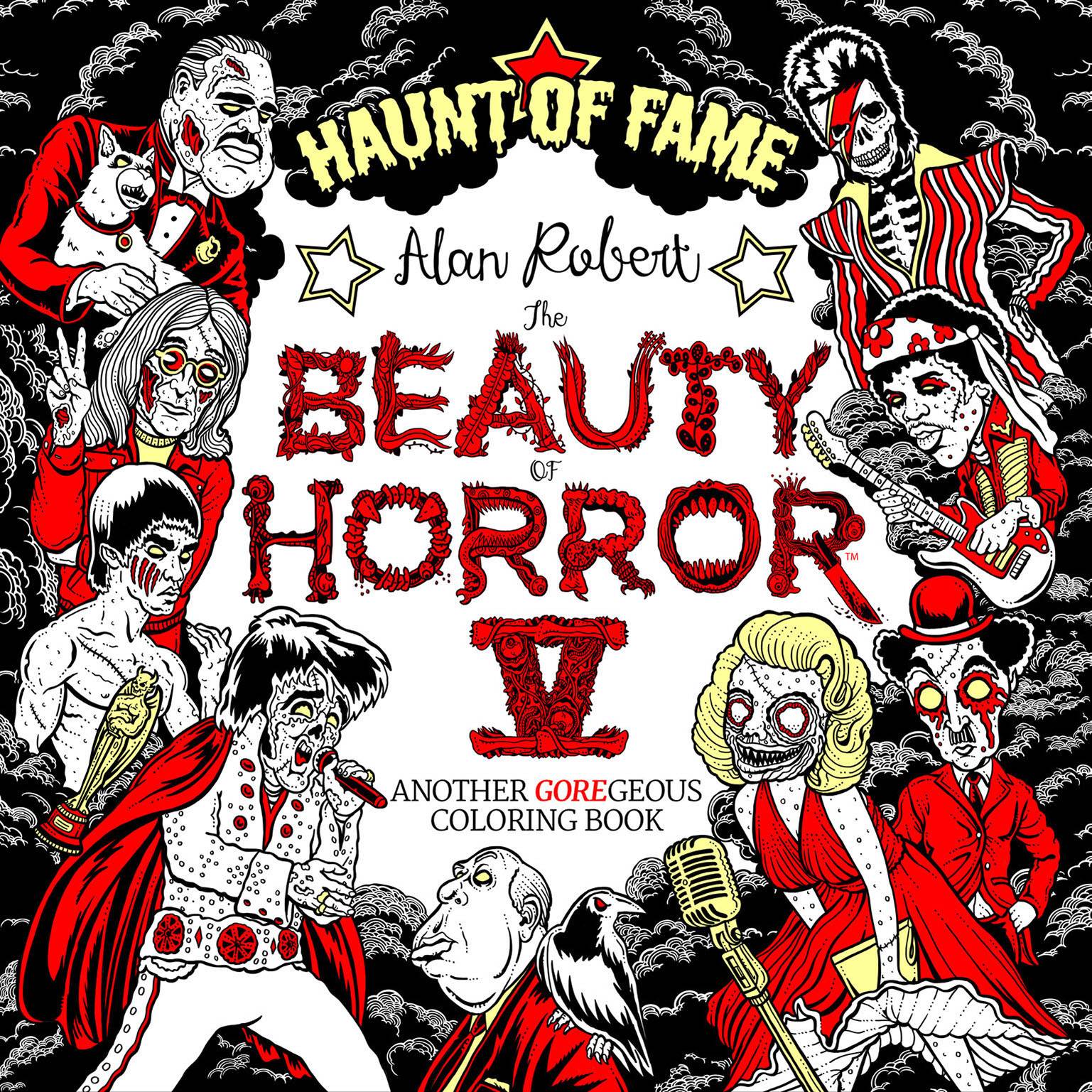 BEAUTY OF HORROR COLORING BOOK 05 HAUNT OF FAME
