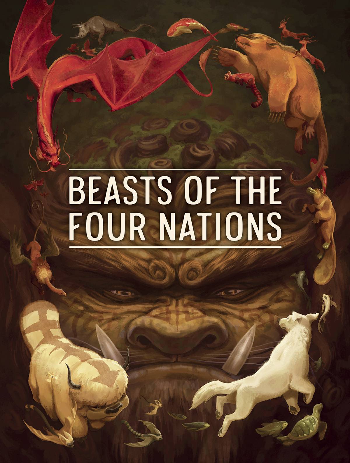 BEASTS OF 4 NATIONS CREATURES FROM AVATAR HC 01