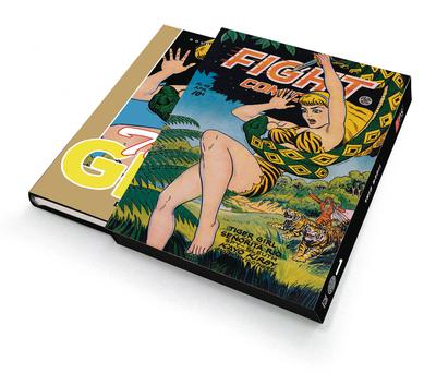 GOLDEN AGE FIGHT COMICS FEATURES TIGER GIRL HC 01 SLIPCASE