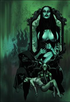 TAROT WITCH OF THE BLACK ROSE