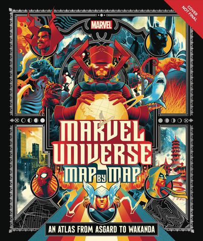 MARVEL UNIVERSE MAP BY MAP HC