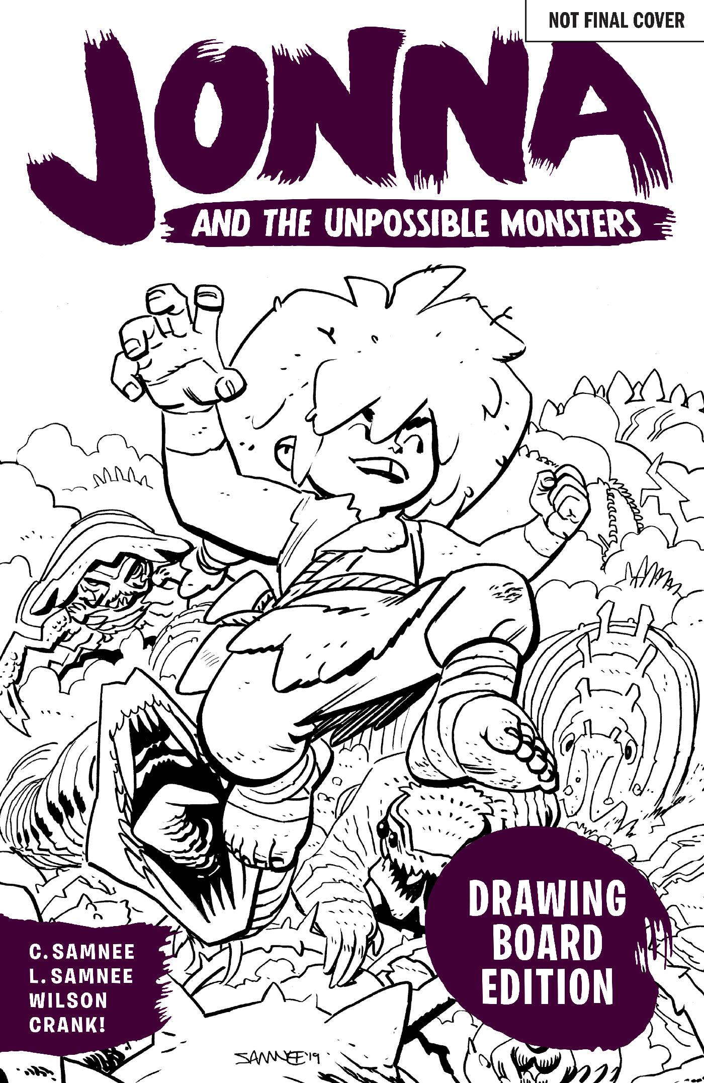 JONNA AND THE UNPOSSIBLE MONSTERS DRAWING BOARD ED