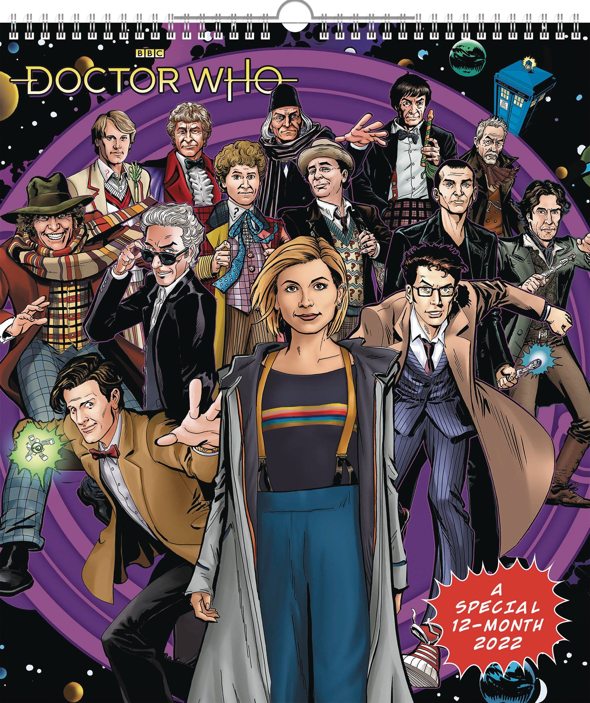 DOCTOR WHO SPECIAL ED 2022 WALL CALENDAR