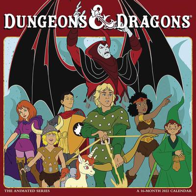 DUNGEONS & DRAGONS ANIMATED 2022 16 MONTH WALL CALENDAR